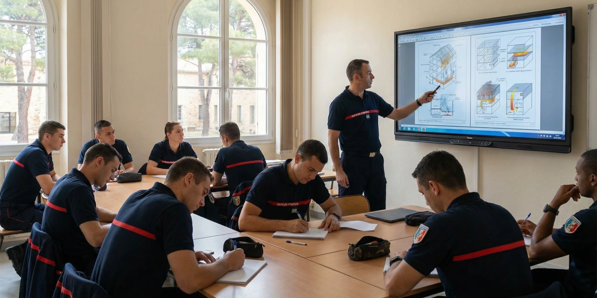 L'ENSOSP : École Nationale des Officiers Sapeurs-Pompiers à Aix-en-Provence 2025