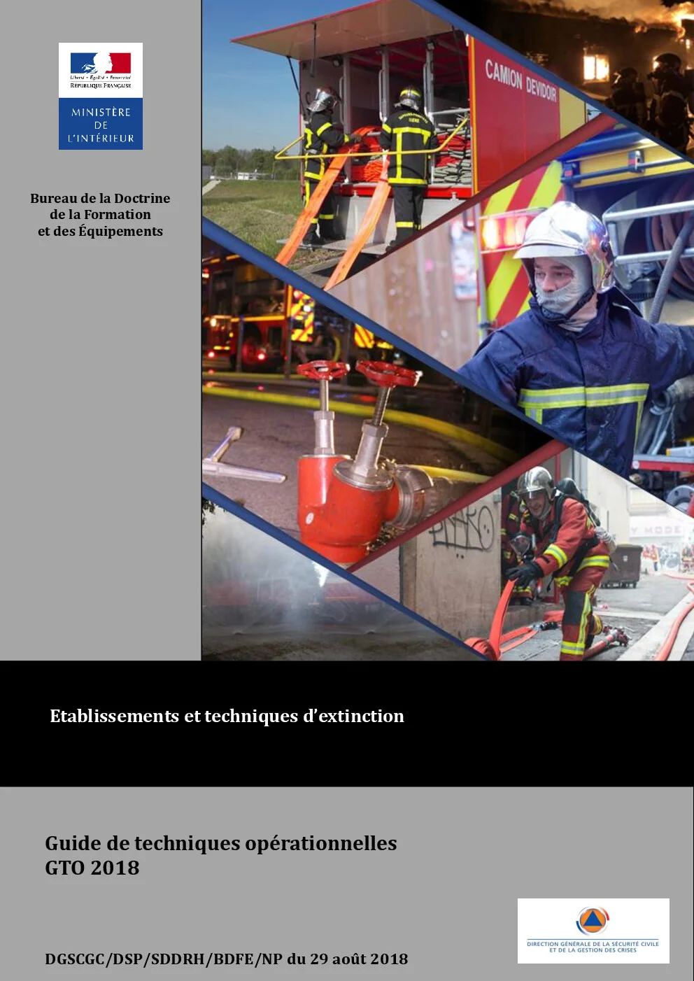 Aperçu Etablissement et techniques d'extinction
